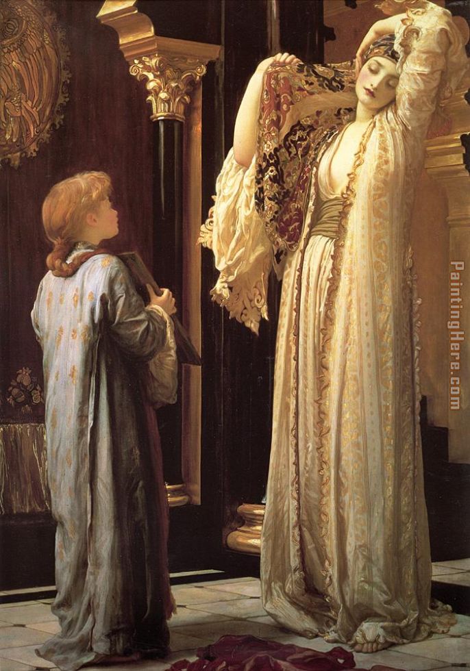 Light of the Harem painting - Lord Frederick Leighton Light of the Harem art painting